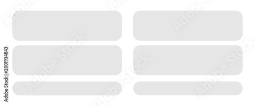 Light Gray Rounded Rectangles and Squares on Black Background