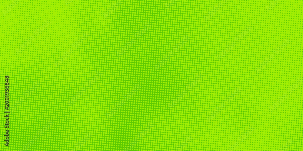 Fototapeta premium Dots halftone green color pattern gradient texture with technology digital background. Dots pop art comics with nature graphic design.