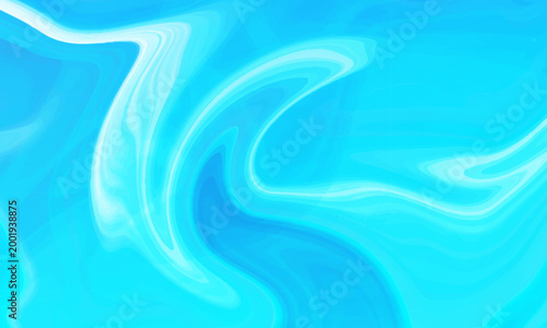 Abstract Blue Aqua Swirl Motion Background