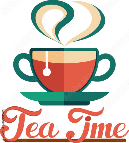 Teacup and Saucer: For a classic "Tea Time" aesthetic.