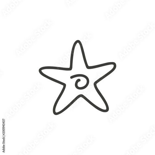 Simple Starfish Icon