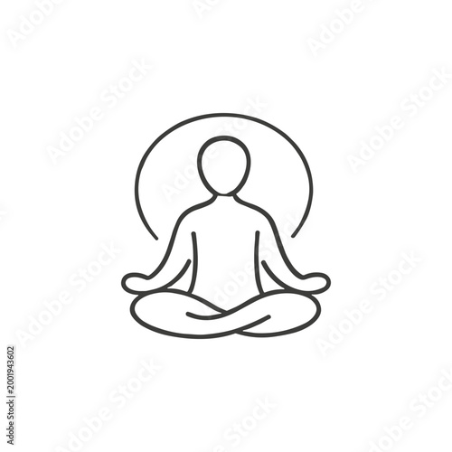 Person Meditating Icon