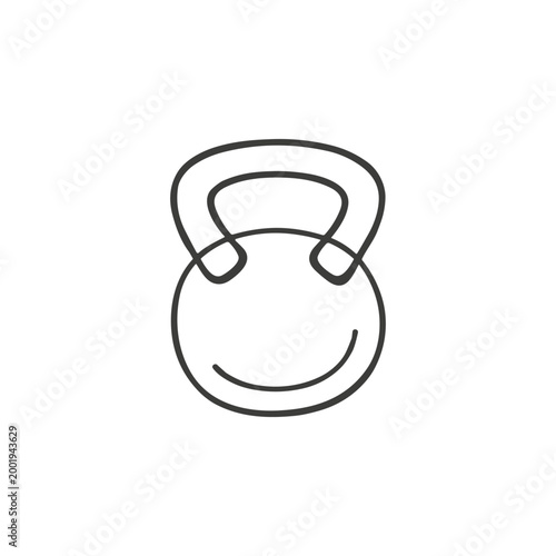 Happy Kettlebell Icon