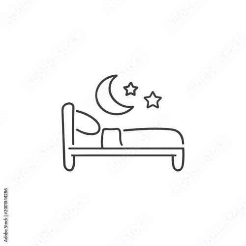 Bedtime Moon and Stars Icon