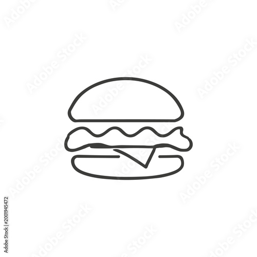 Simple Burger Icon