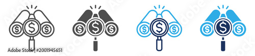 prospecting multi purpose icon set