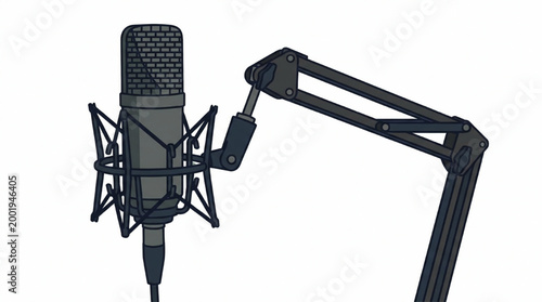 Professional Condenser Microphone with Stand