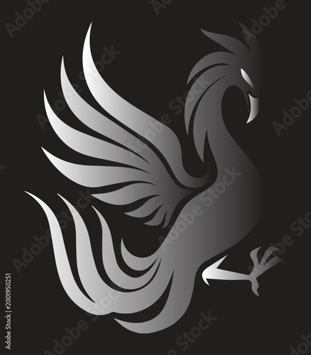 Falcon Logo Template vector icon illustration Arts