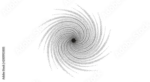 Konstfotografi Black Hole Swirling Vortex Pattern Design.