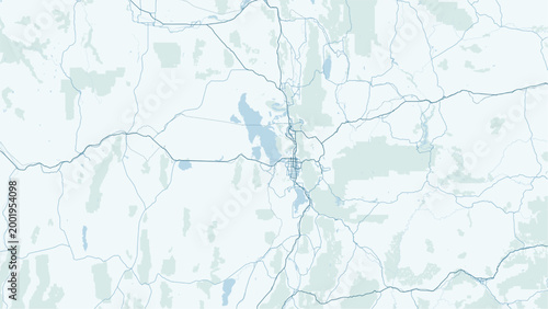 Modern minimalist vector map of Salt Lake City, Utah. High-quality scalable illustration of SLC city grid, Great Salt Lake coastline, and urban layout for posters and design.