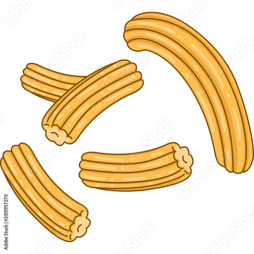 Churros Vector Illustration