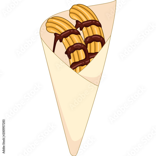 Churros Vector Illustration