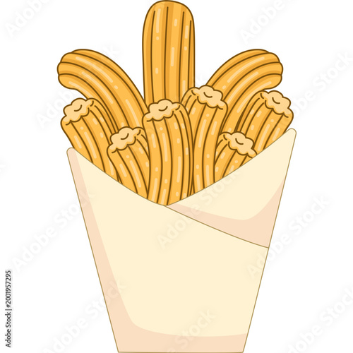 Churros Vector Illustration