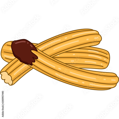 Churros Vector Illustration