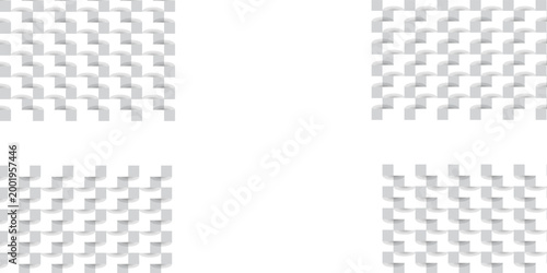 Luxury White Protruding Squares Marble Wall, Suitable for Background, Backdrop, and Scrapbook.