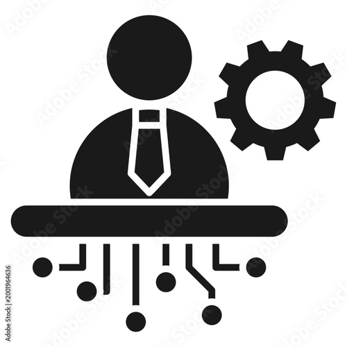 IT Manager Glyph