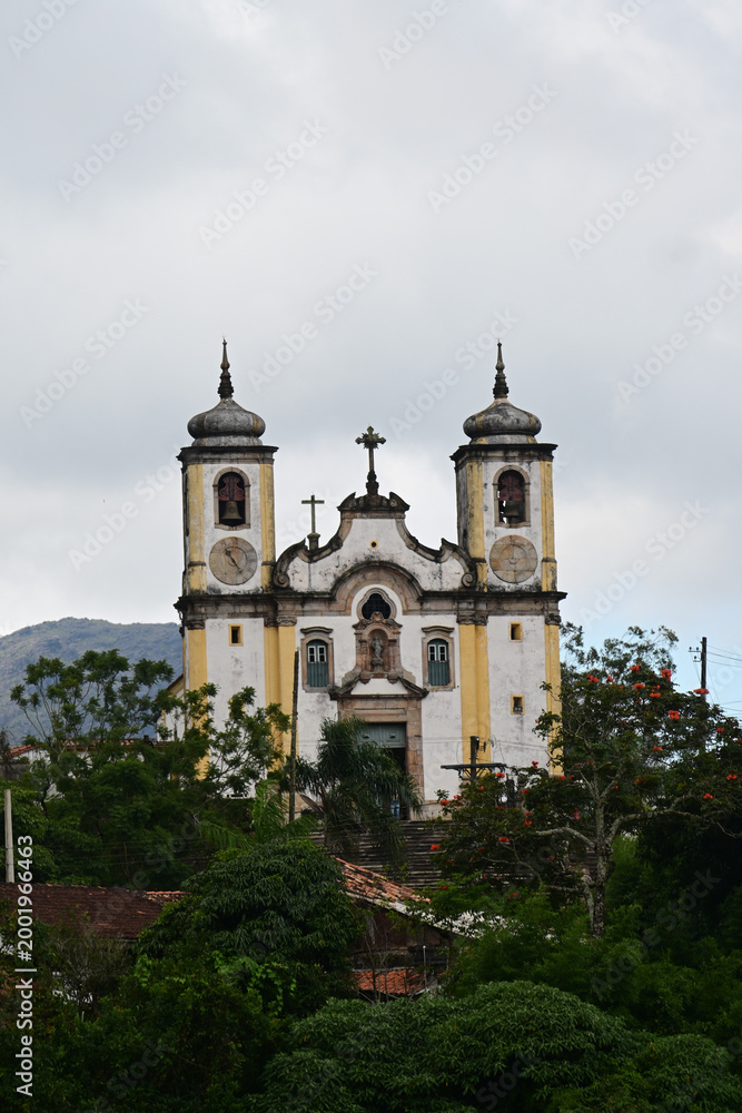 Obraz premium Church, Ouro Preto, Minas Gerais, Brazil