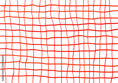 可愛い手描きのシンプルなチェック柄・荒いネット背景