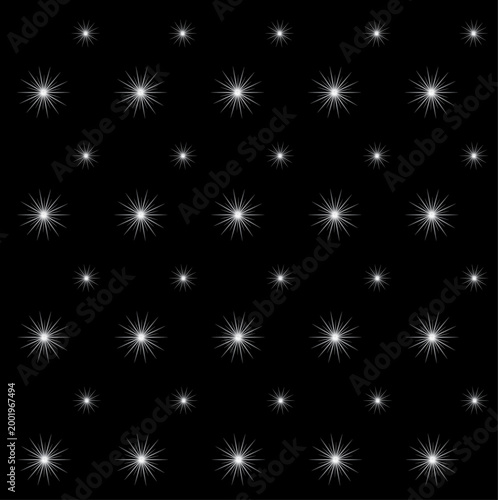 Glowing Astral Light Effects on Dark Background