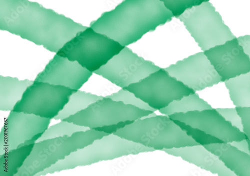 滑らかな透明感のある手描きのチェック