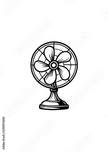 fan icon vector