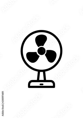 fan icon vector