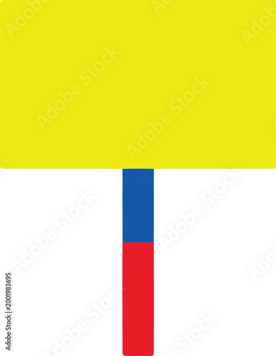 Minimal Flat Illustration Isolated on White Background