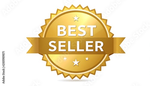 Best Seller Golden Badge.