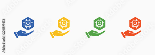 Accountability Icon Set Color Multiple Style Collection Element For Design