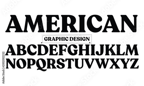 American Athletic Alphabet Slab Serif Font for Varsity Sports Branding and College Team Apparel n