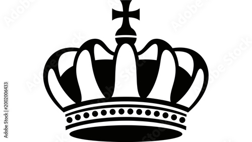 Royal Crown Icon, Symbol of Power, Royalty, and Authority