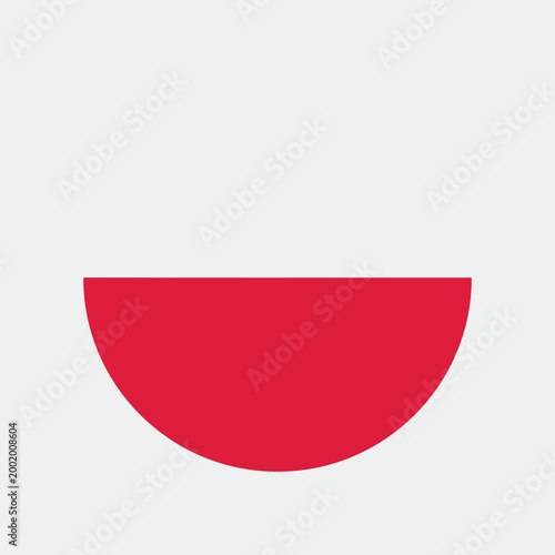 Minimalist Red Semicircle Shape on Light Gray Background Free Download Minimalist Red Semicircle Shape on Light Gray Background - GFXLoad