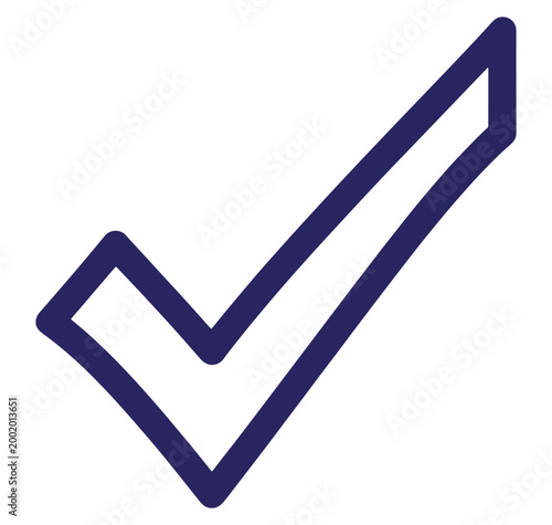 Large blue checkmark symbol for approval and confirmation purposes Free Download Large blue checkmark symbol for approval and confirmation purposes - GFXLoad