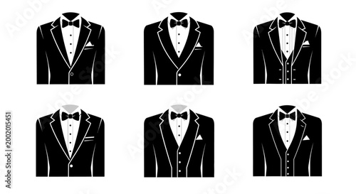 Elegant Tuxedo Styles Collection: Classic Formal Menswear Icons