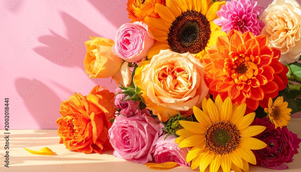 Fototapeta premium bouquet of roses