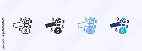 Conserve Icon Set Color Multiple Style Collection Illustration