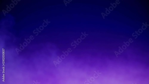Abstract Blue Purple Gradient Background with Soft Fog Cinematic 4K