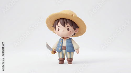 Clay Model Of Pirate Boy L