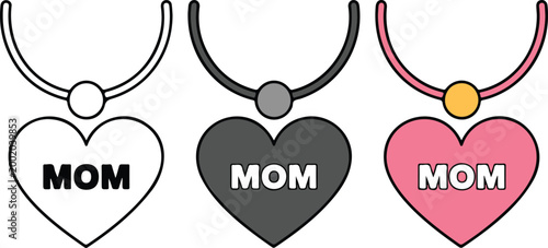 Human heart organ anatomy with surgical scalpel icon set in outline and red color styles for cardiology medical healthcare and surgery design flat vector illustration