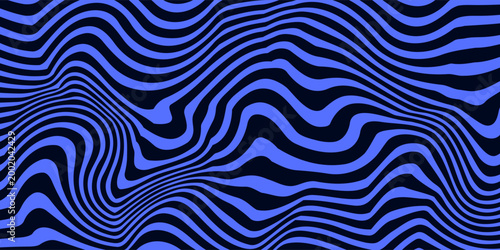 blue abstract background curved expanding scifi liquid oil fluid style with lines effect Nostalgia, vintage, retro