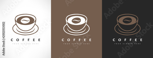 Coffee cup logo vector design