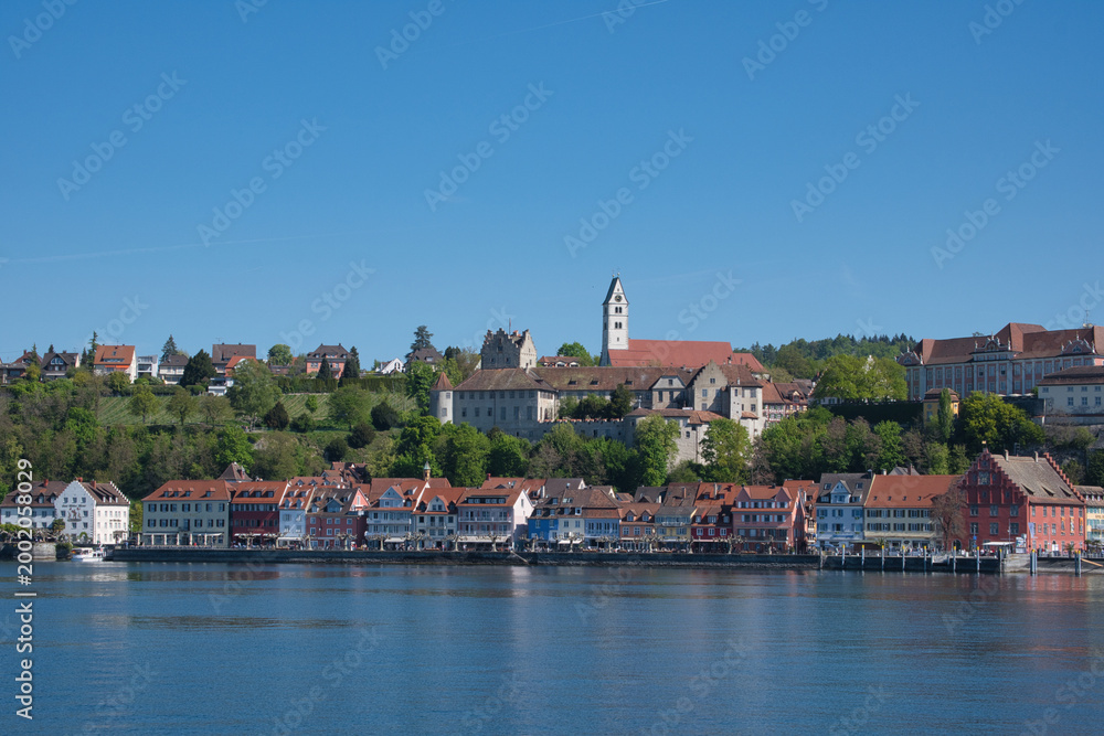 Obraz premium Meersburg, moergens auf dem Bodensee