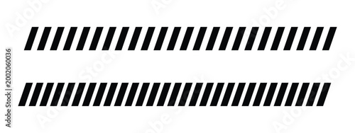 Εκτύπωση καμβά Diagonal stripe divider lines set