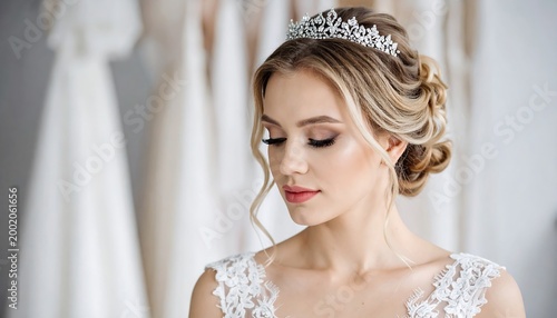 Bride with Tiara.