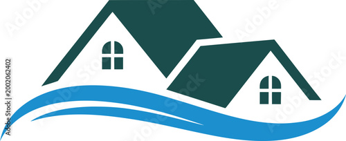 Building home property vector logo creative simple design icon representing real estate housing construction architecture and property investment branding concept