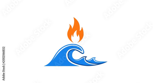 Burning Wave Symbol.