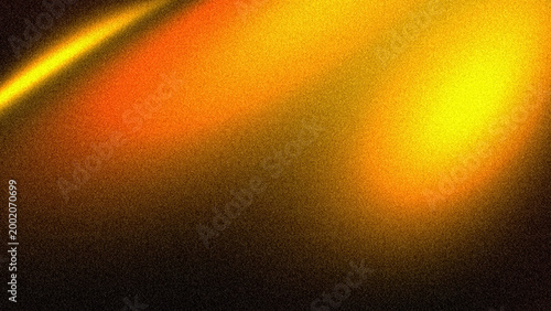 Εκτύπωση καμβά grainy orange gradient background with glowing light texture and noise overlay f