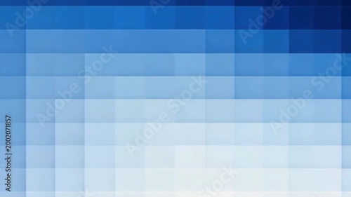 Abstract Pixel Gradient Blue Digital Background Smooth Animation 4K