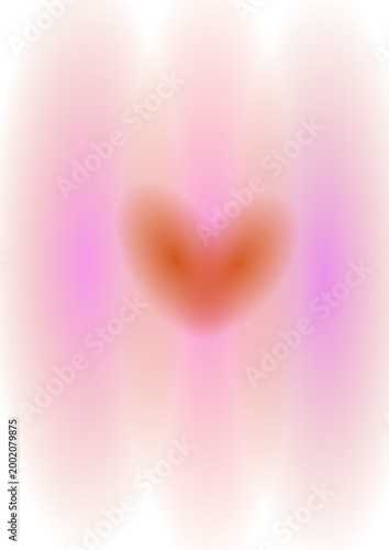 vibrant pink and orange mesh gradient background featuring a soft blended color transition with a central heart shape in matching gradient style