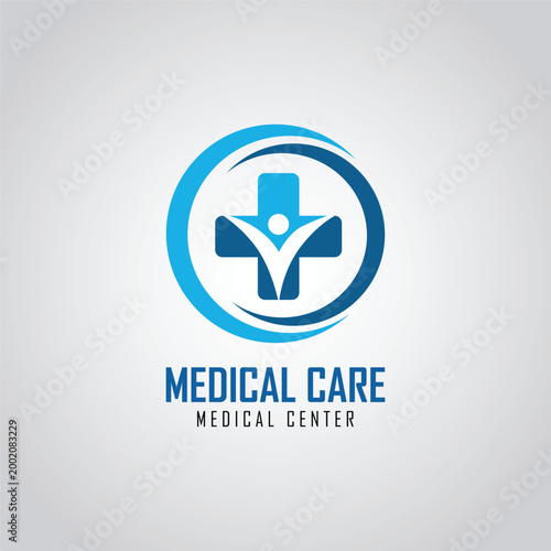 medical center logo vector design